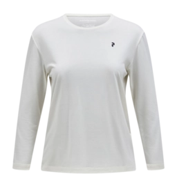T-shirt Peak Performance Femme Delta LS Tee Vintage White
