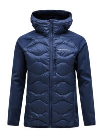 Jacke Peak Performance Helium Down Hybrid Hood Herren Blue Shadow