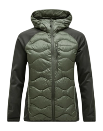 Jacke Peak Performance Helium Down Hybrid Hood Herren Pine Needle