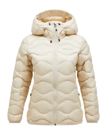 Jacket Peak Performance Women Helium Down Hood Jacket Sand Fog