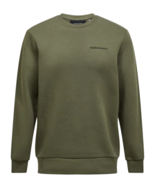 Jumper Peak Performance Men Original Small Logo Crew Pine Needle