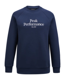 Trui Peak Performance Men Original Crew Blue Shadow Offwhite