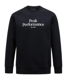 Jumper Peak Performance Men Original Crew Black Offwhite