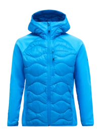 Jacke Peak Performance Helium Down Hybrid Hood Herren Brilliant Blue