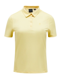 Polo Shirt Peak Performance Women Alta Mellow Yellow