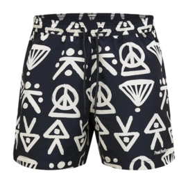 Badehose Peak Performance Graphic Herren Black / White