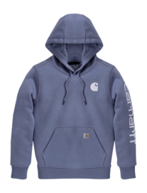 Kapuzenpullover Carhartt Logo Sleeve Graphic Sweatshirt Damen Wisteria Heather