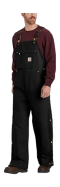 Werkoverall Carhartt Men Firm Duck Insulated Bib Overall Black