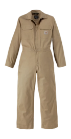 Werkoverall Carhartt Men Rugged Flex Canvas Coverall Dark Khaki