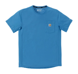 T-Shirt Carhartt Men Force Pocket S/S Engineer Blue Heather