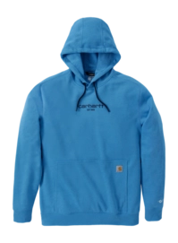 Pull à Capuche Carhartt Homme Logo Graphic Sweatshirt Engineer Blue Heather