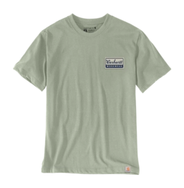 T-Shirt Carhartt Script S/S Patch Herren Sage