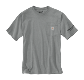 T-Shirt Carhartt Homme Streetcar Graphique M/C Weather Ash Heather