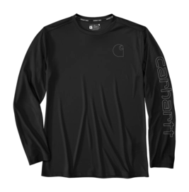 Longsleeve Carhartt Men Force Sun Defender L/S Black