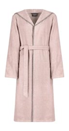 Dressing Gown Cawö Home Women 6219 Hood Powder