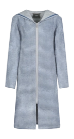 Badjas Cawö Home Women 6222 Capuchon & Rits Capri