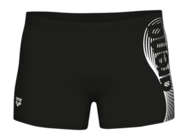 Maillot de Bain Arena Men Wake Swim Short Black White