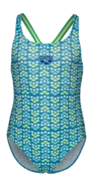 Badeanzug Arena Friends Swimsuit Swim Pro Ao Soft Kinder Green Multi