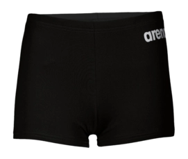 Badehose Arena Team Swim Short Solid Kinder Black White
