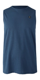 Singlet Vest Brunotti Men Malaku Slub Night Blue