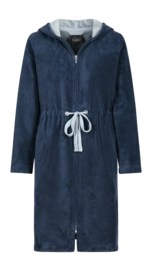 Peignoir Cawö Home 822 Femme Capuchon & Tunnelkoord Sea