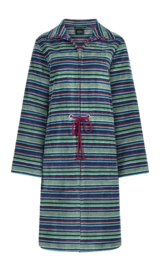 Badjas Cawö Home 6218 Women Rits & Tunnelkoord Multicolor