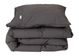 Kussensloop Town&Country Austin Washed Percale Antragrey