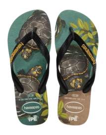 Slipper Havaianas Unisex Ipe Beige/Black/Yellow