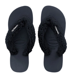 Slipper Havaianas Women Top Home Fluffy II Black