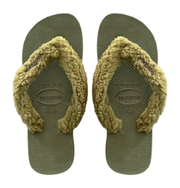 Slipper Havaianas Women Top Home Fluffy II Green/Green