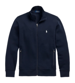 Vest Ralph Lauren Men Double Knit Track Aviator Navy