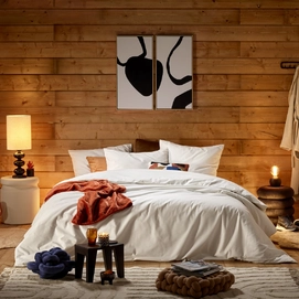 Dekbedovertrek De Witte Lietaer Laura Soft White Flanel
