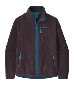 Sweatjacke Patagonia Retro Pile Jacket Herren Obsidian Plum