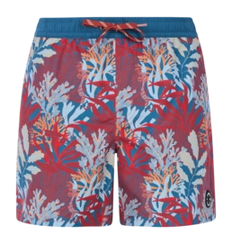 Short de Plage Protest Homme Prteton Scarlet Red