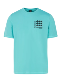 Badeshirt Protest Prtdeer Herren Wave Turquoise