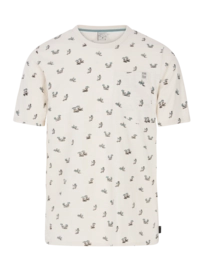 T-Shirt Protest Men Prtelston Kit Offwhite