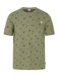 T-Shirt Protest Men Prtelston Artichoke green