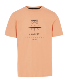 T-Shirt Protest Men Prtandros Cadmium Orange