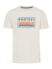 T-Shirt Protest Homme Prtbarn Kit Offwhite