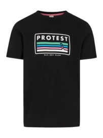 T-Shirt Protest Homme Prtbarn True Black