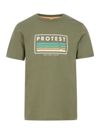 T-Shirt Protest Homme Prtbarn Artichoke Green