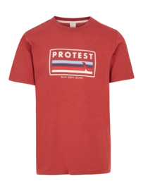 T-Shirt Protest Homme Prtbarn Brick Red