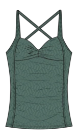 Tankini Protest Mixluscia Top Veggie Damen Green