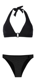 Bikini Protest Women Prtenna Halter True Black
