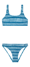 Bikini Protest Girls Prtjonia Triangle Surfing Blue