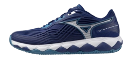 Tennisschoen Mizuno Unisex Wave Enforce Tour 2 CC Bellwether Blue White Fjord Blue
