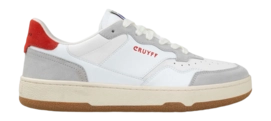 Cruyff Sports Footwear Delux Pro Soft Tumbled Suede White Blue Red