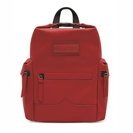 Rucksack Hunter Original Mini Backpack Rubberised Leather Military Red