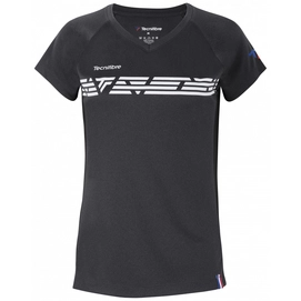 Tennisshirt Tecnifibre Women F2 Airmesh Black Heather-S