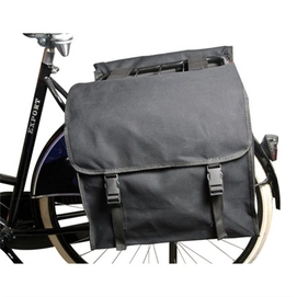 Fietstas De Poort Luxe Zwart Canvas